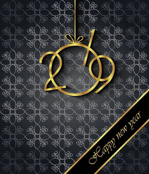 Davetiyeler, Festival afişleri, tebrik kartları için 2019 mutlu yeni yıl arka plan.