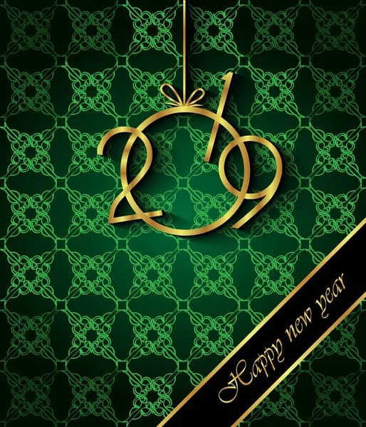 Davetiyeler, Festival afişleri, tebrik kartları için 2019 mutlu yeni yıl arka plan.