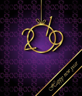 Davetiyeler, Festival afişleri, tebrik kartları için 2019 mutlu yeni yıl arka plan.