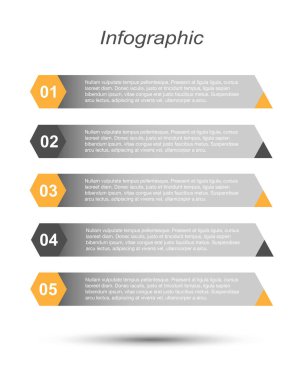 Modern Tasarım Şablonu, bilgi grafikleri ve web düzeni için pankartlar için kullanılabilir.