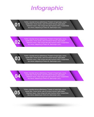 Modern Tasarım Şablonu, bilgi grafikleri ve web düzeni için pankartlar için kullanılabilir.