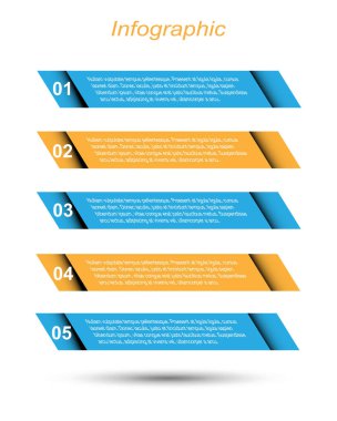 Modern Tasarım Şablonu, bilgi grafikleri ve web düzeni için pankartlar için kullanılabilir.