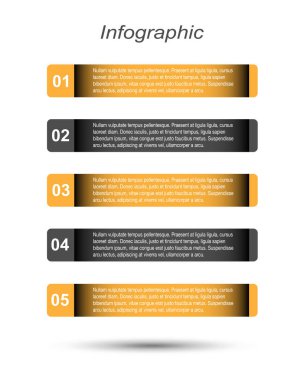 Modern Tasarım Şablonu, bilgi grafikleri ve web düzeni için pankartlar için kullanılabilir.