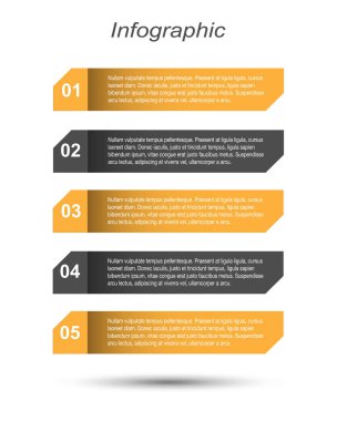 Modern Tasarım Şablonu, bilgi grafikleri ve web düzeni için pankartlar için kullanılabilir.