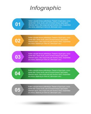 Modern Tasarım Şablonu, bilgi grafikleri ve web düzeni için pankartlar için kullanılabilir.