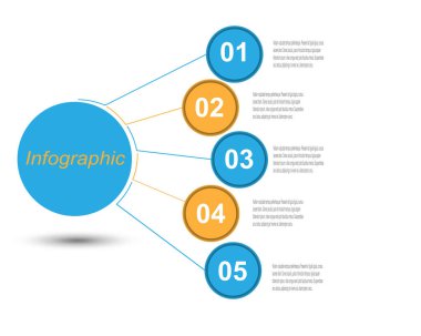 Bilgi-grafik tasarım şablonu. Sıralama ve istatistikleri görüntülemek için fikir.
