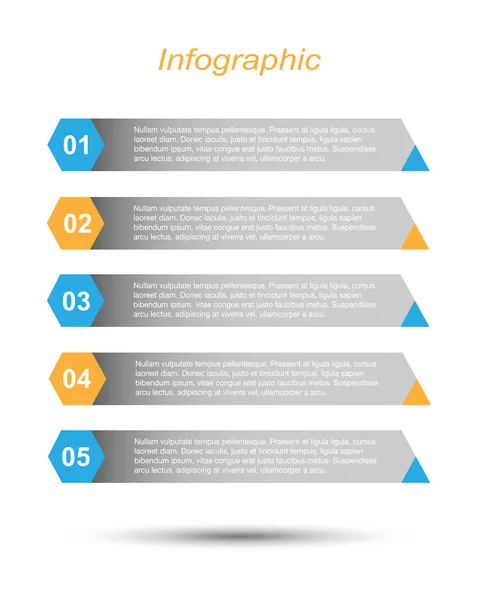 Modern Design Template Kan Gebruikt Worden Voor Info Graphics Banners — Stockvector