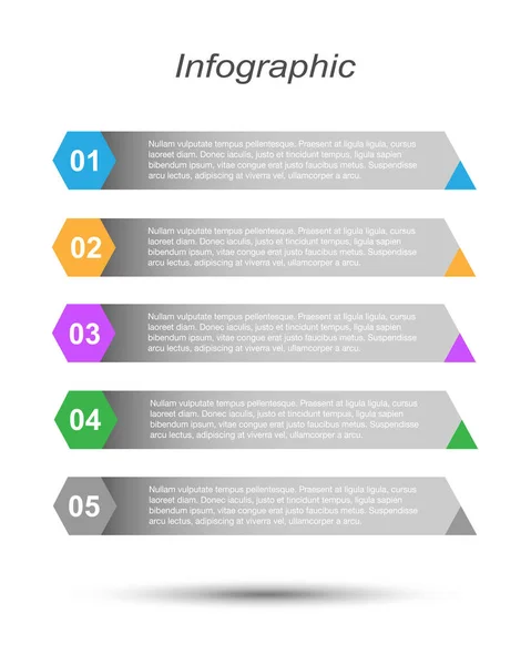 Modern Design Template Can Used Info Graphics Banners Web Layout — Stock Vector