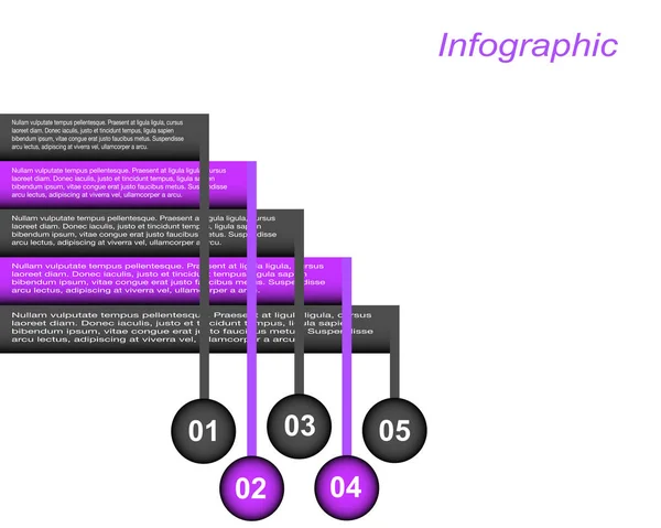 Info Graphic Design Template Idea Display Ranking Statistics — Stock Vector