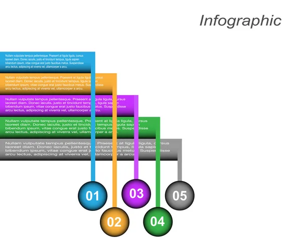 Info Graphic Design Template Idea Display Ranking Statistics — Stock Vector