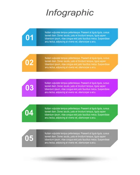 Modèle Conception Moderne Peut Être Utilisé Pour Info Graphiques Bannières — Image vectorielle