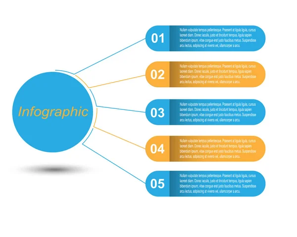 Info Graphic Design Template Idee Ranking Und Statistiken Anzuzeigen — Stockvektor