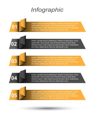 Modern Tasarım Şablonu, bilgi grafikleri ve web düzeni için pankartlar için kullanılabilir.