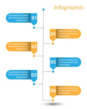 Bilgi-grafik tasarım şablonu. Sıralama ve istatistikleri görüntülemek için fikir.