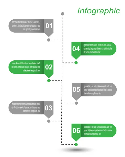 Modèle Conception Infographique Idée Pour Afficher Classement Les Statistiques — Image vectorielle