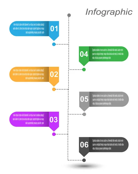 Bilgi Grafik Tasarım Şablonu Sıralama Istatistikleri Görüntülemek Için Fikir — Stok Vektör
