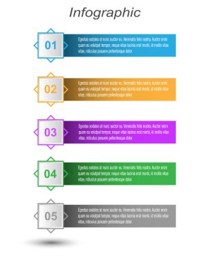 Modern Tasarım Şablonu, bilgi grafikleri ve web düzeni için pankartlar için kullanılabilir.