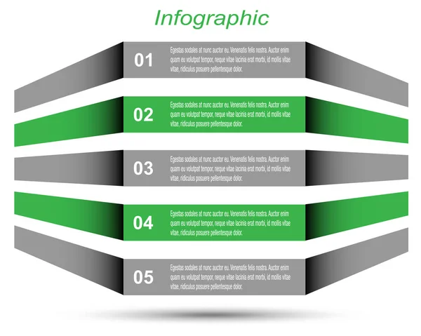 Plantilla Diseño Moderno Puede Utilizar Para Infografías Banners Para Diseño — Vector de stock