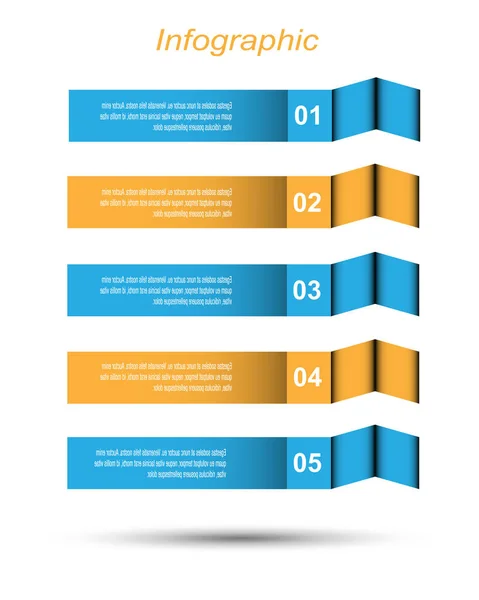 Modèle Conception Moderne Peut Être Utilisé Pour Info Graphiques Bannières — Image vectorielle