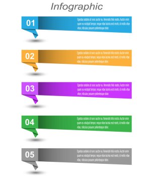 Modern Tasarım Şablonu, bilgi grafikleri ve web düzeni için pankartlar için kullanılabilir.