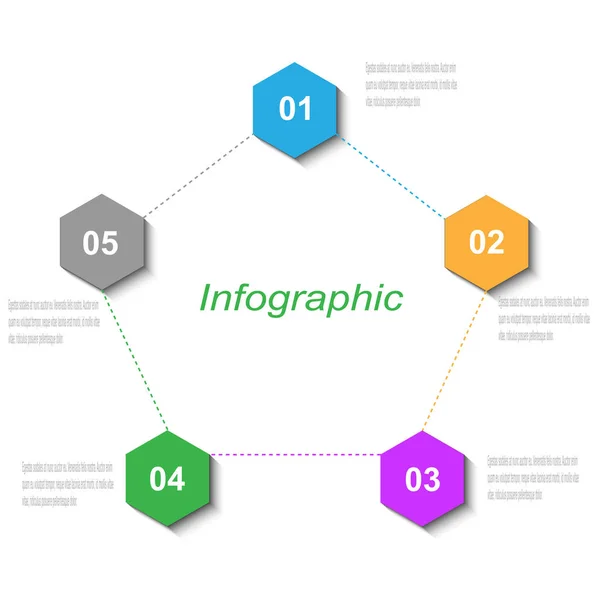 Info Grafikus Design Sablon Ötlet Hogy Rangsor Statisztika Megjelenítésére — Stock Vector