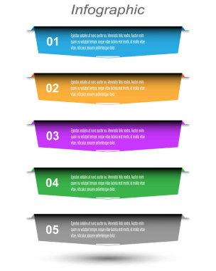 Modern Tasarım Şablonu, bilgi grafikleri ve web düzeni için pankartlar için kullanılabilir.