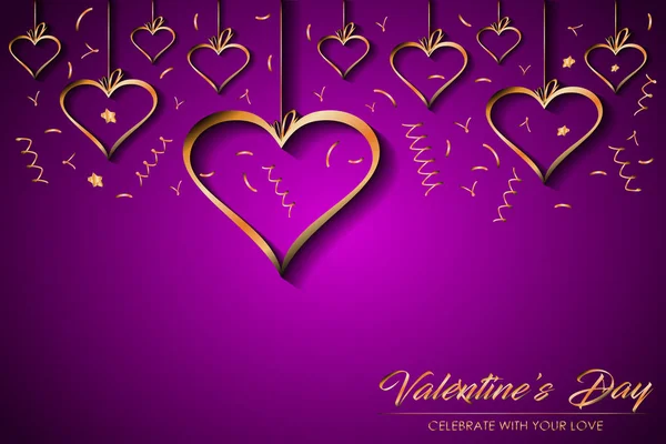Šťastný Valentýn Pro Vaše Sezónní Pozvánky Pohlednice Pohlednice — Stockový vektor