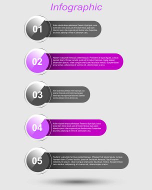 Bilgi-grafik tasarım şablonu. Sıralama ve istatistikleri görüntülemek için fikir.