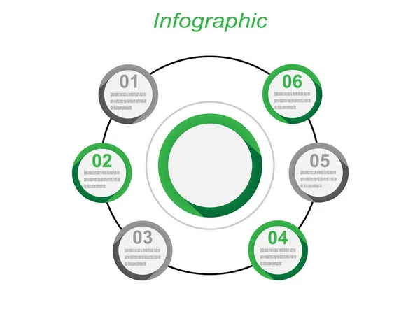 Info Graphic Design Template Idea Display Ranking Statistics — Stock Vector