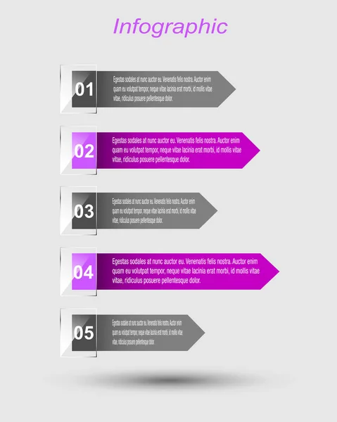 Plantilla Diseño Info Gráfico Idea Para Mostrar Ranking Estadísticas — Vector de stock