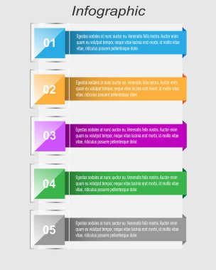 Modern Tasarım Şablonu, bilgi grafikleri ve web düzeni için pankartlar için kullanılabilir.