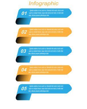 Modern Tasarım Şablonu, bilgi grafikleri ve web düzeni için pankartlar için kullanılabilir.