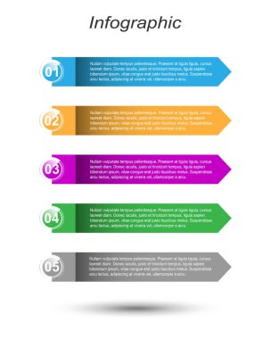 Modern Tasarım Şablonu, bilgi grafikleri ve web düzeni için pankartlar için kullanılabilir.