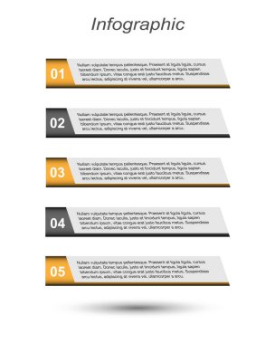 Modern Tasarım Şablonu, bilgi grafikleri ve web düzeni için pankartlar için kullanılabilir.