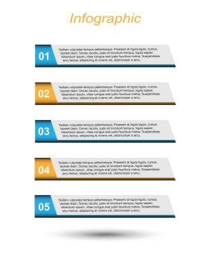 Modern Tasarım Şablonu, bilgi grafikleri ve web düzeni için pankartlar için kullanılabilir.