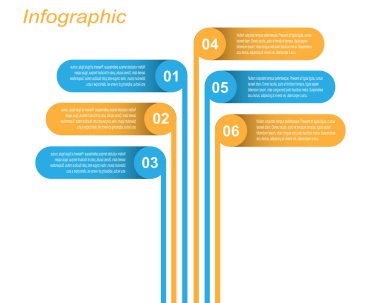 Bilgi-grafik tasarım şablonu. Sıralama ve istatistikleri görüntülemek için fikir.