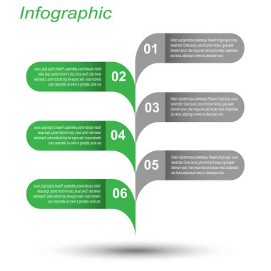 Bilgi-grafik tasarım şablonu. Sıralama ve istatistikleri görüntülemek için fikir.