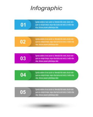 Modern Tasarım Şablonu, bilgi grafikleri ve web düzeni için pankartlar için kullanılabilir.