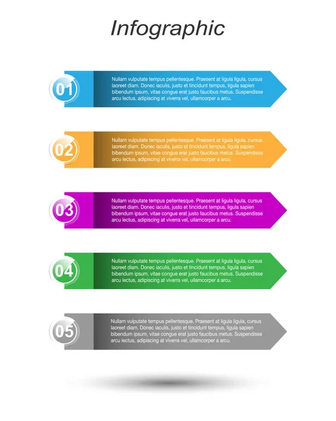 Modèle Conception Moderne Peut Être Utilisé Pour Info Graphiques Bannières — Image vectorielle