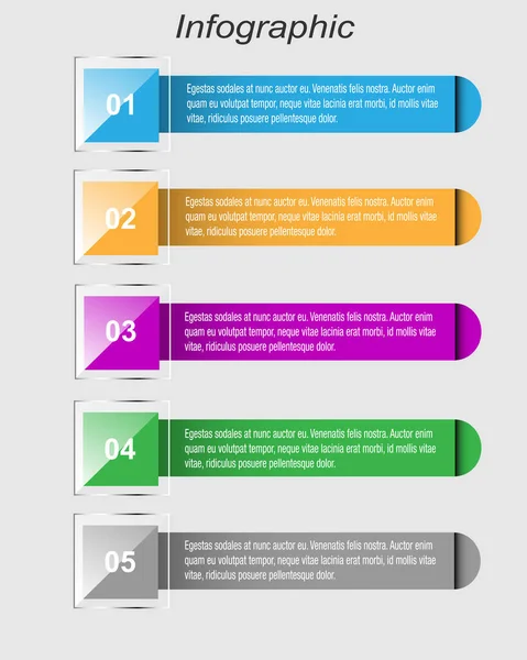 Plantilla Diseño Moderno Puede Utilizar Para Infografías Banners Para Diseño — Vector de stock