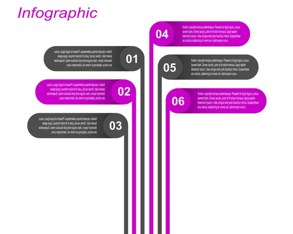 Modelo Design Info Gráfico Ideia Para Exibir Ranking Estatísticas — Vetor de Stock