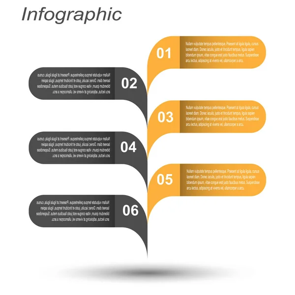 Info Graphic Design Template Idee Ranking Und Statistiken Anzuzeigen — Stockvektor