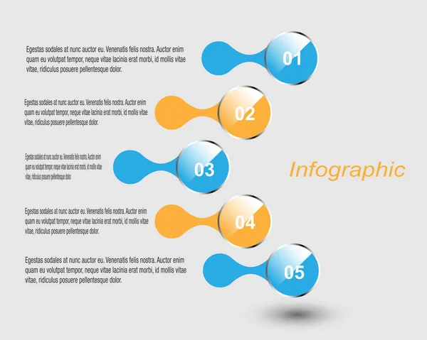 Modèle Conception Infographique Idée Pour Afficher Classement Les Statistiques — Image vectorielle