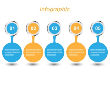 Bilgi-grafik tasarım şablonu. Sıralama ve istatistikleri görüntülemek için fikir.