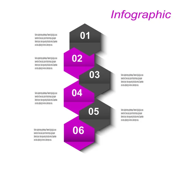 Info Graphic Design Template Idee Ranking Und Statistiken Anzuzeigen — Stockvektor