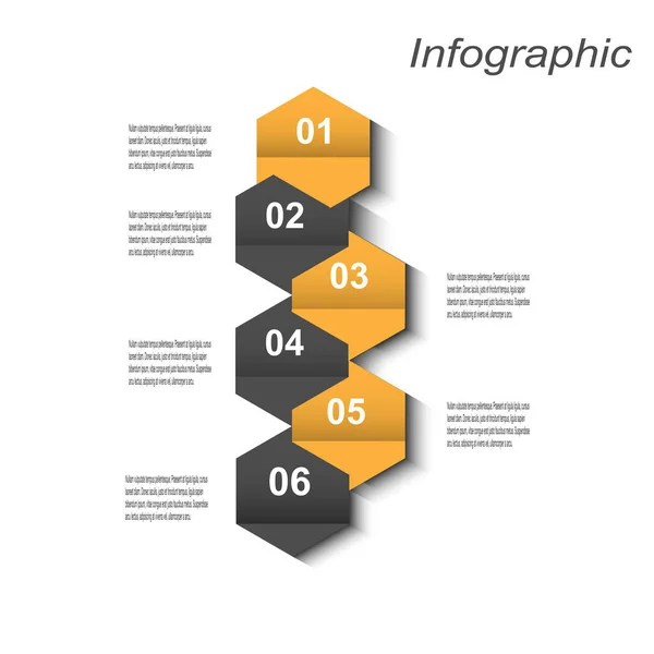 Info Graphic Design Template Idee Ranking Und Statistiken Anzuzeigen — Stockvektor