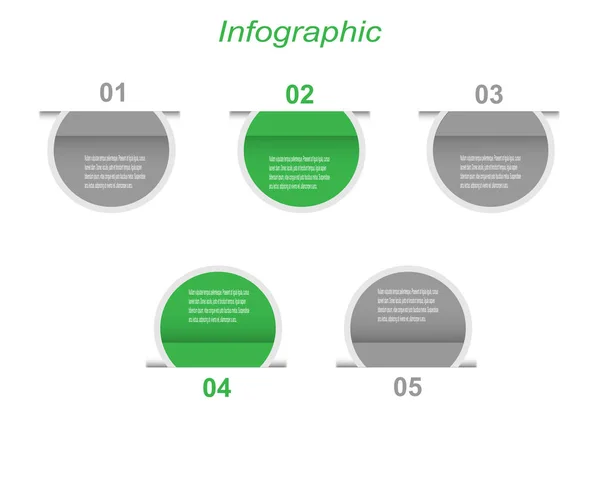 Info Graphic Ontwerpsjabloon Idee Weer Geven Van Ranking Statistieken — Stockvector