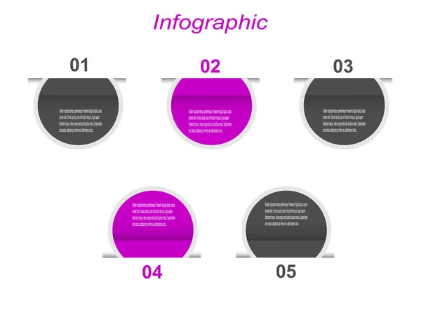 Info Graphic Design Template Idee Ranking Und Statistiken Anzuzeigen — Stockvektor