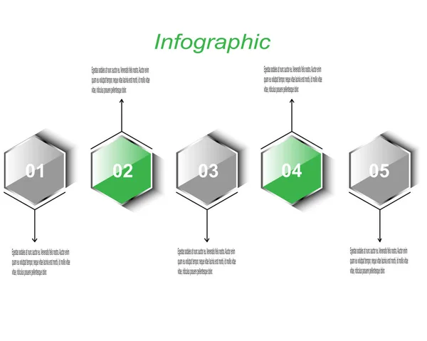 Plantilla Diseño Info Gráfico Idea Para Mostrar Ranking Estadísticas — Vector de stock