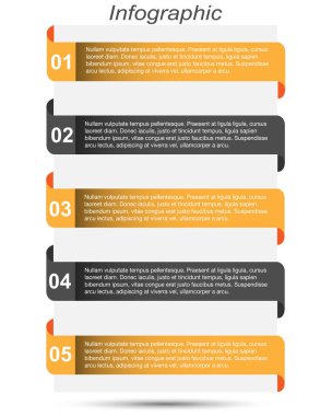 Modern Tasarım Şablonu, bilgi grafikleri ve web düzeni için pankartlar için kullanılabilir.